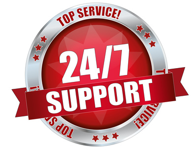 24h support service